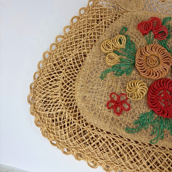 Vintage Jute Straw